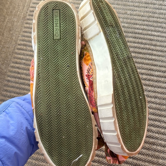 Colorful Floral Farm Rio Platform Sandals - Picture 2 of 4